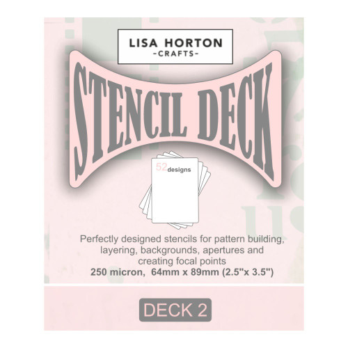 Lisa Horton Crafts The Stencil Deck-Volume 2 - 5A003V9V-1HR20 - 780627352668