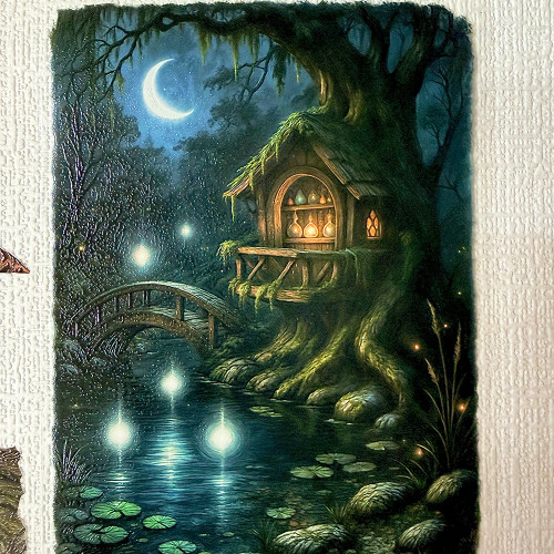 Torn Pape 3D Gloss PET Tape 6m-Little Gnomes of the Forest - 5A003XP0-1HSQ1