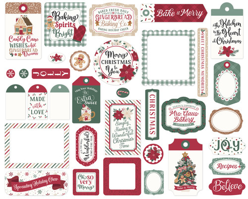 Echo Park Tags & Frames-Baking Christmas Cheer - 5A003VZ6-1HRHJ