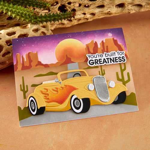 Spellbinders Layered Stencil-Highway Horizons - 5A003XG4-1HSFP