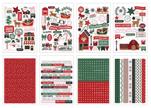 Echo Park Sticker Book-North Pole Christmas - 5A003VYH-1HRFV