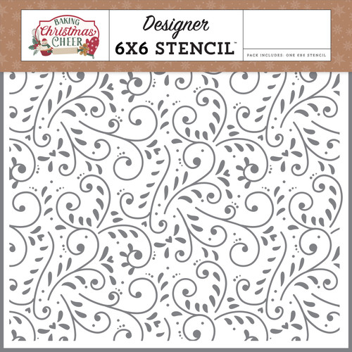 Echo Park Stencil 6"X6"-Decorative Icing - 5A003VZ2-1HRH1 - 810220751084