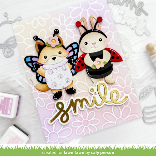 Lawn Cuts Custom Craft Dies-Scripty Smile Outline - 5A003VBV-1HR4S