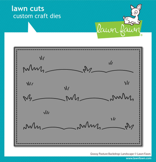 Lawn Cuts Custom Craft Dies-Grassy Pasture Backdrop: Landscape - 5A003VBL-1HR4P - 783385668255