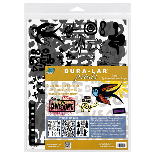 2 Pack - Dura-Lar Prints-Sassy - 5A003VFD-1HR5V - 967011500908