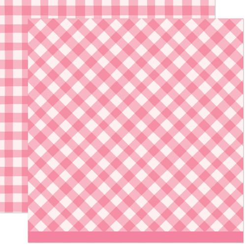 Lawn Fawn Paper 12x12 Pack-Giddy for Gingham, Picnic Blanket - 5A003VC4-1HR4M