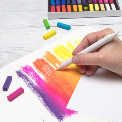 Faber Castell-Soft Pastels Half Length-Set of 48-Soft Pastels - 5A003R1J-1HMKF