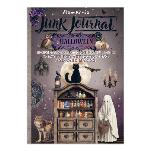 Stamperia Junk Journal Stickers, Cut-outs & Backgrounds-Halloween - 5A003TDK-1HQ9M - 5993110052333