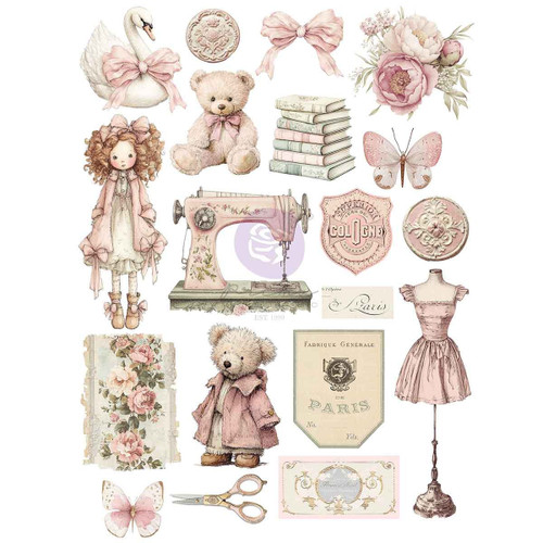 3 Pack - Prima A4 Transfer Sheet-Buttons & Keepsakes - 5A003T3J-1HPJ0 - 655350982454