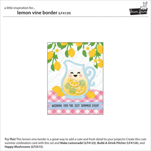 Lawn Cuts Custom Craft Dies-Lemon Vine Border - 5A003VC5-1HR42