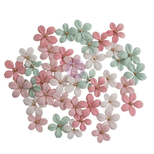 3 Pack - Prima Paper Flowers 40/Pkg-Tender Florals - 5A003T33-1HPJ6 - 655350684716