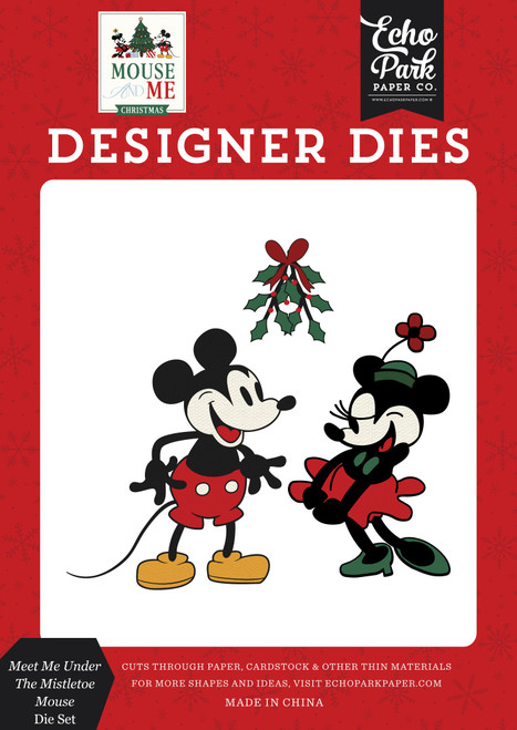 Echo Park Coordinating Die Set-Meet Me Under The Mistletoe Mouse - 5A003W3T-1HRPX - 810220752524