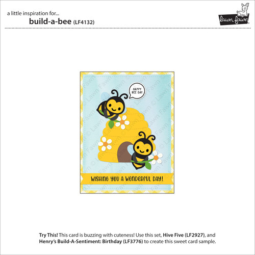 Lawn Cuts Custom Craft Dies-Build-A-Bee - 5A003VCK-1HR5D