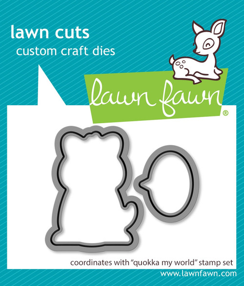 Lawn Cuts Custom Craft Dies-Quokka My World - 5A003VBS-1HR3T - 783385670340