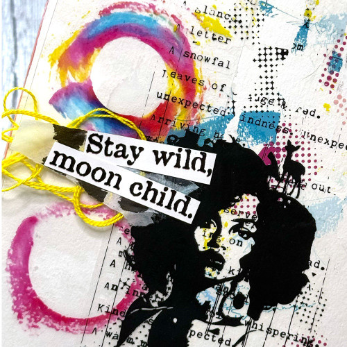 Dina Wakley Media Transparencies 8.5"X10.75" 6/Pkg-Painted Elements - 5A003V3N-1HQVP