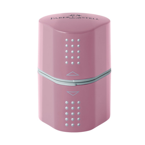 Faber Castell- GripTrio Pencil Sharpener - Rose Shadows - 5A003R1Q-1HMK4