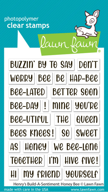 Lawn Fawn Stamps-Honey Bee - 5A003VC9-1HR4N - 783385668422