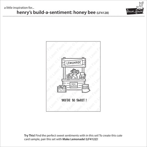 Lawn Fawn Stamps-Honey Bee - 5A003VC9-1HR4N