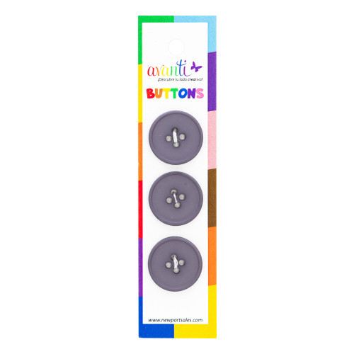 Avanti Carded Buttons 3/Card-Clear - 5A003R2J-1HMSP - 700332630592