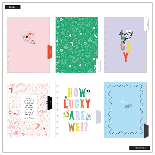 Happy Planner 18-Month Classic Disc Bound Planner-Lucky Day Charmed - 5A003GWD-1HBZ2