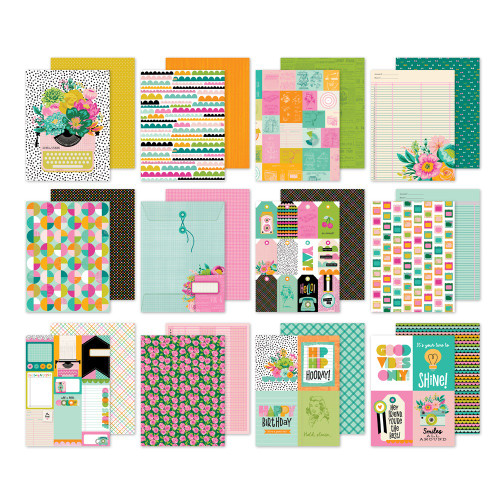 Simple Stories Paper Pad 6"X8"-Color Me Happy - 5A003JQZ-1HDZ5
