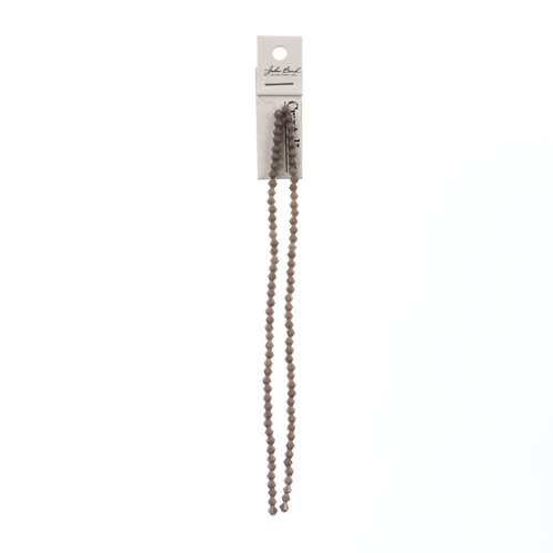 3 Pack - John Bead Crystal Lane DIY Bicone 2 Strand 7" 6mm-Opaque Grey - 5A003QNF-1HLPP - 665772236912