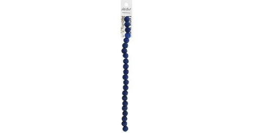 3 Pack - John Bead Earth's Jewels Lava Stone 8" 8mm-Starry Night - 5A003QN8-1HLN2 - 665772175198