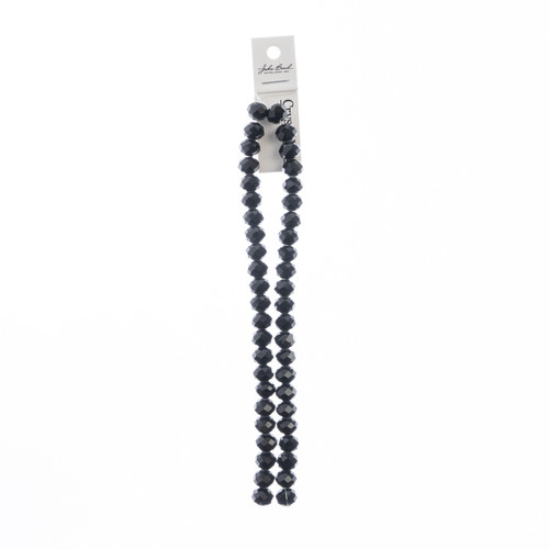 3 Pack - Crystal Lane DIY Rondelle 2 Strand 7" 8x10mm-Black - 5A003QPM-1HLM2 - 665772192263