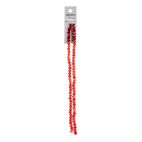 3 Pack - Crystal Lane DIY Rondelle 2 Strand 7" 4x6mm-Red - 5A003QHM-1HLQ0 - 665772190689