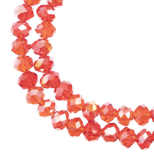 3 Pack - Crystal Lane DIY Rondelle 2 Strand 7" 4x6mm-Red - 5A003QHM-1HLQ0