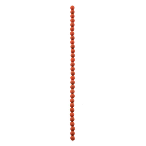 3 Pack - John Bead Czech Glass Alabaster Beads Strand 6mm 30/Pkg-Velvet Terracotta - 5A003QLY-1HLXB - 665772293991