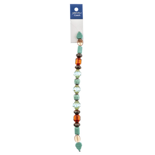 3 Pack - John Bead Czech Assorted Glass Beads Strand 7"-Into the Woods - 5A003QHK-1HLQ6 - 665772272507