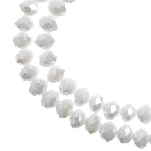 3 Pack - Crystal Lane DIY Rondelle 2 Strand 7" 4x6mm-White - 5A003QMY-1HLQF