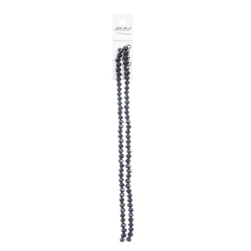 3 Pack - Crystal Lane DIY Rondelle 2 Strand 7" 4x6mm-Black - 5A003QL8-1HLQ5 - 665772191105