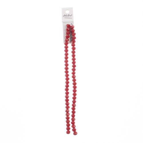 3 Pack - Crystal Lane DIY Rondelle 2 Strand 7" 6x8mm-Red - 5A003QHX-1HLS1 - 665772191280