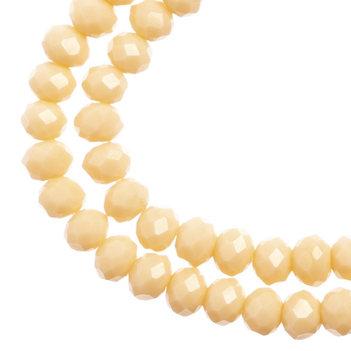 3 Pack - Crystal Lane DIY Rondelle 2 Strand 7" 4x6mm-Cream - 5A003QL8-1HLS4