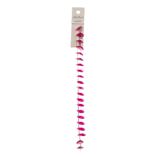 3 Pack - John Bead Crystal Lane DIY Flower Bead Strand 7" 21/Pkg-Petal Red - 5A003QMV-1HLNB - 665772312395