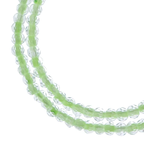 3 Pack - Crystal Lane DIY Rondelle 2 Strand 7" 4mm-Green - 5A003QFN-1HLS8