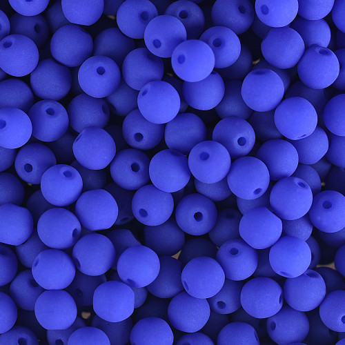 3 Pack - John Bead Czech Glass Alabaster Beads Strand 6mm 30/Pkg-Velvet Blue - 5A003QGN-1HM2T