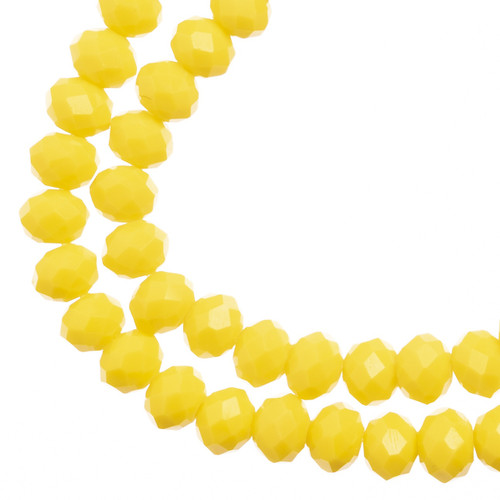 3 Pack - Crystal Lane DIY Rondelle 2 Strand 7" 4x6mm-Yellow - 5A003QL8-1HM2V