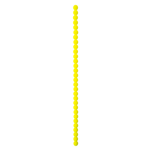 3 Pack - John Bead Czech Glass Alabaster Beads Strand 6mm 30/Pkg-Velvet Neon Yellow - 5A003QLY-1HM1Q - 665772333239