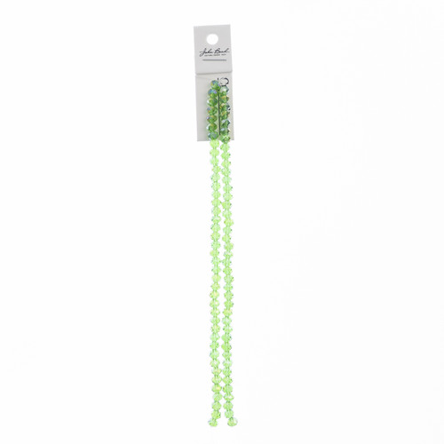 3 Pack - Crystal Lane DIY Rondelle 2 Strand 7" 4x6mm-Green - 5A003QJ5-1HLXZ - 665772190764