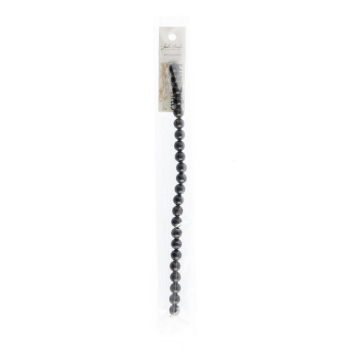 3 Pack - John Bead Semi-Precious 8mm 8"-Black Onyx Natural - 5A003QLC-1HLY1 - 665772128064
