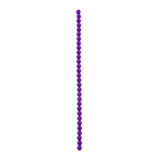 3 Pack - John Bead Czech Glass Alabaster Beads Strand 6mm 30/Pkg-Velvet Violet - 5A003QGN-1HLP4 - 665772294035