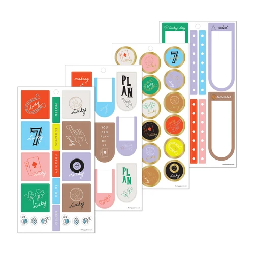 3 Pack - Happy Planner 30 Sheet Sticker Value Pack-Lucky Day - 5A003LSM-1HH1N