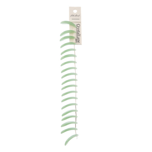 3 Pack - John Bead Crystal Lane DIY Flower Bead Strand 7" 19/Pkg-Long Leaf, Opaque Green - 5A003QNP-1HLSS - 665772311886