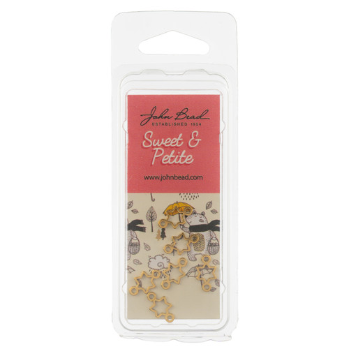 3 Pack - John Bead Sweet & Petite Charms 6/Pkg-Star Link - 5A003LX5-1HH6X - 665772323001