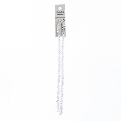 3 Pack - Crystal Lane DIY Rondelle 2 Strand 7" 4x6mm-Crystal - 5A003QJ5-1HLT0 - 665772190566