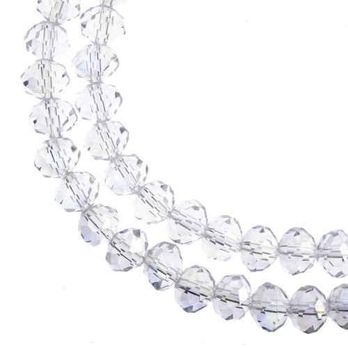 3 Pack - Crystal Lane DIY Rondelle 2 Strand 7" 4x6mm-Crystal - 5A003QJ5-1HLT0