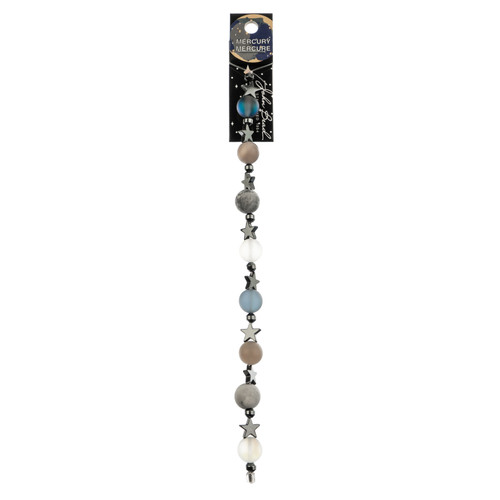 3 Pack - John Bead Solar System Strand 10mm Round 7"-Mercury - 5A003QKY-1HLTQ - 665772326934